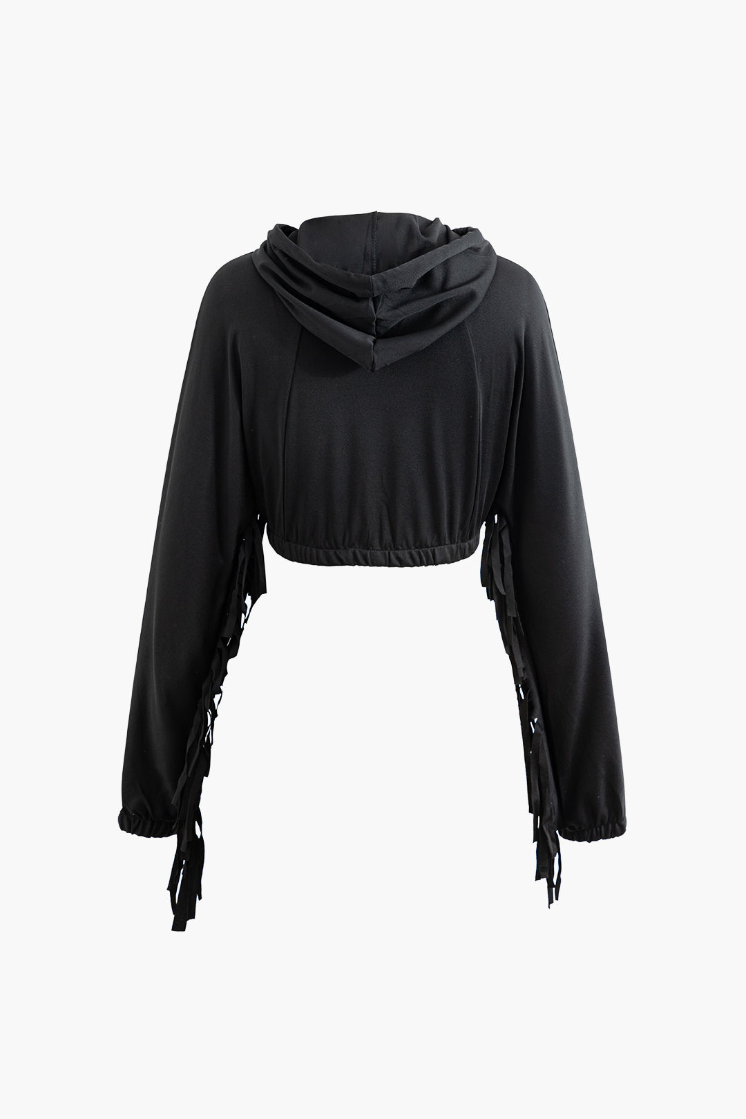 Coquette Aesthetic Tassel Pocket Hooded Crop Sweatshirt and Shorts Set for Y2K Style Coquette Aesthetic Tassel Pocket Hooded Crop Sweatshirt and Shorts Set for Y2K Style