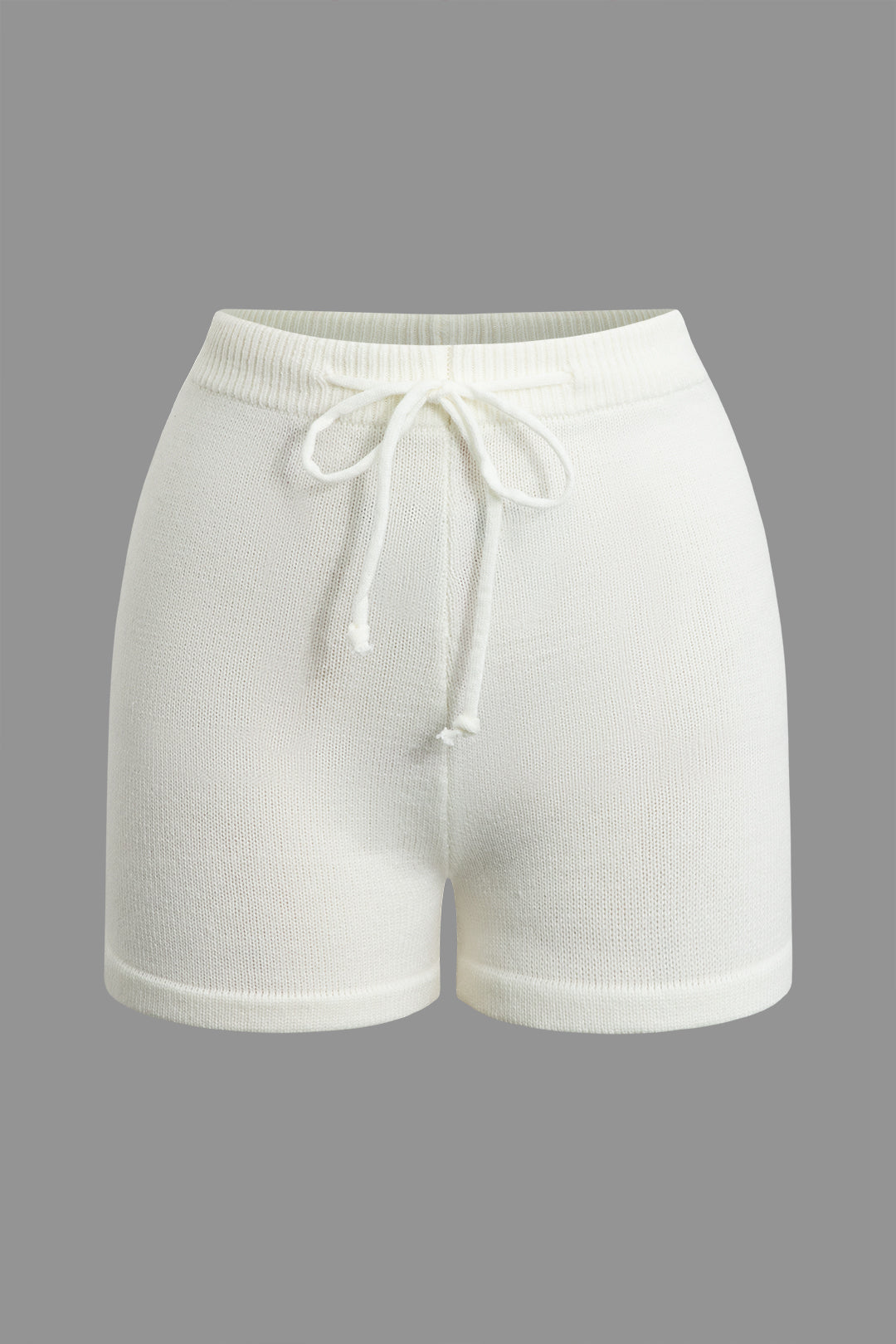 Cozy Balloon Sleeve Sweater and Drawstring Knit Shorts Set for Y2K Aesthetic Outfits Cozy Balloon Sleeve Sweater and Drawstring Knit Shorts Set for Y2K Aesthetic Outfits