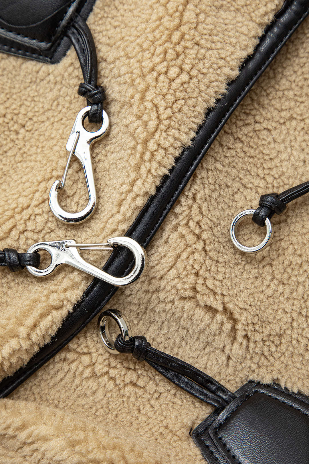 Cozy Fleece Round Neck Coat with Metal Buckle - Y2K Aesthetic Outerwear for Stylish Looks Cozy Fleece Round Neck Coat with Metal Buckle - Y2K Aesthetic Outerwear for Stylish Looks