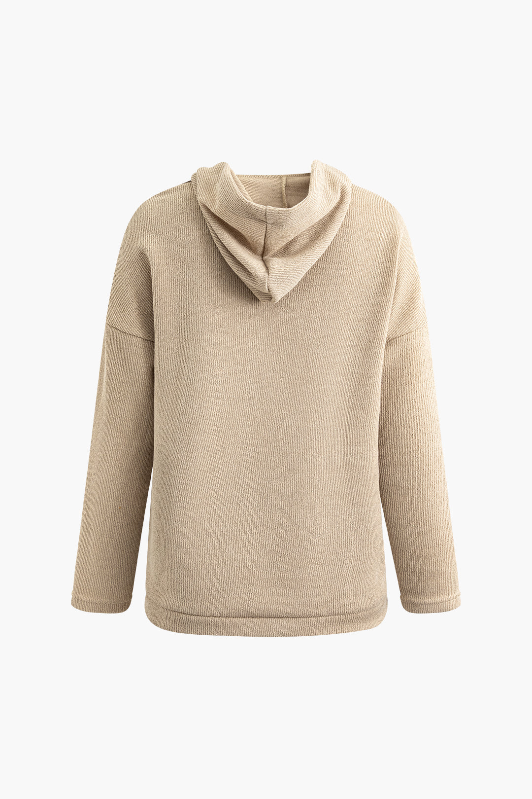 Cozy Hooded Knit Top and Drawstring Waist Pants Set for Y2K Aesthetic Outfits Cozy Hooded Knit Top and Drawstring Waist Pants Set for Y2K Aesthetic Outfits