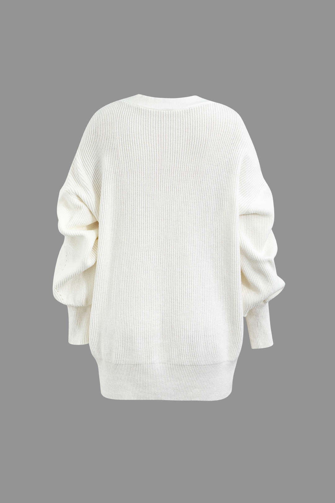 Cozy Oversized Knit Cardigan for Y2K Fashion Lovers - Perfect for Grunge and Coquette Aesthetics