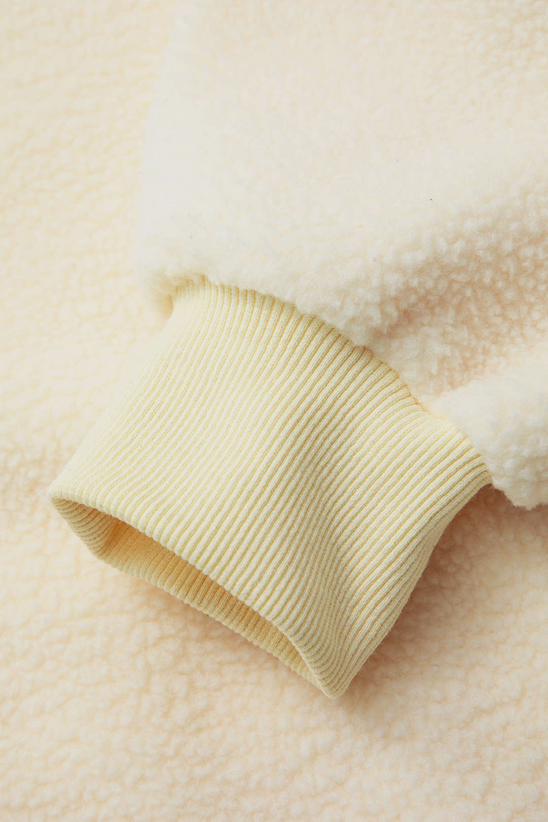 Cozy Solid Fleece Ribbed Trim Sweatshirt for Y2K Aesthetic and Comfy Outfits Cozy Solid Fleece Ribbed Trim Sweatshirt for Y2K Aesthetic and Comfy Outfits