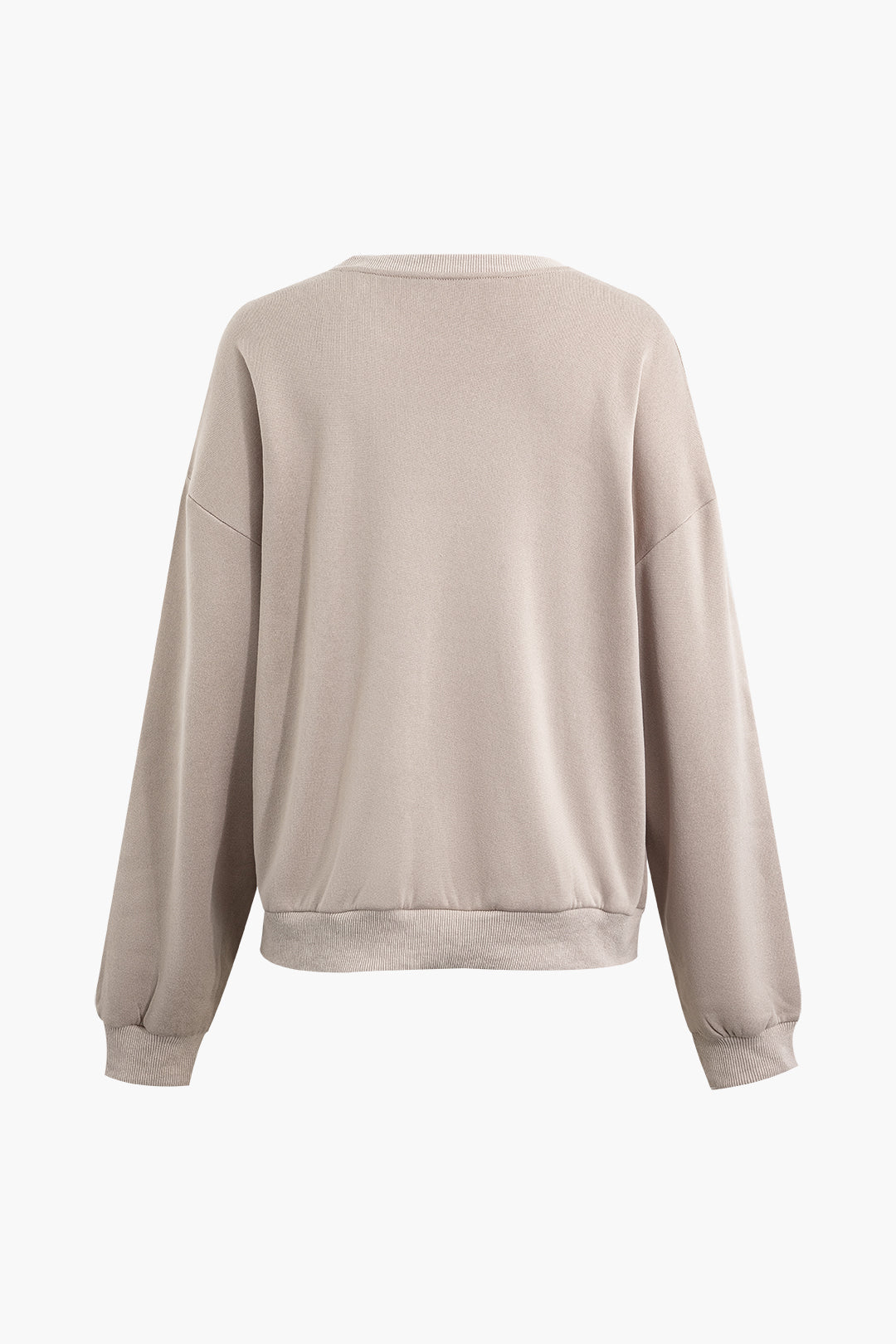 Cozy Y2K Aesthetic Long Sleeve Pullover Sweatshirt & Drawstring Elastic Pants Set Cozy Y2K Aesthetic Long Sleeve Pullover Sweatshirt & Drawstring Elastic Pants Set