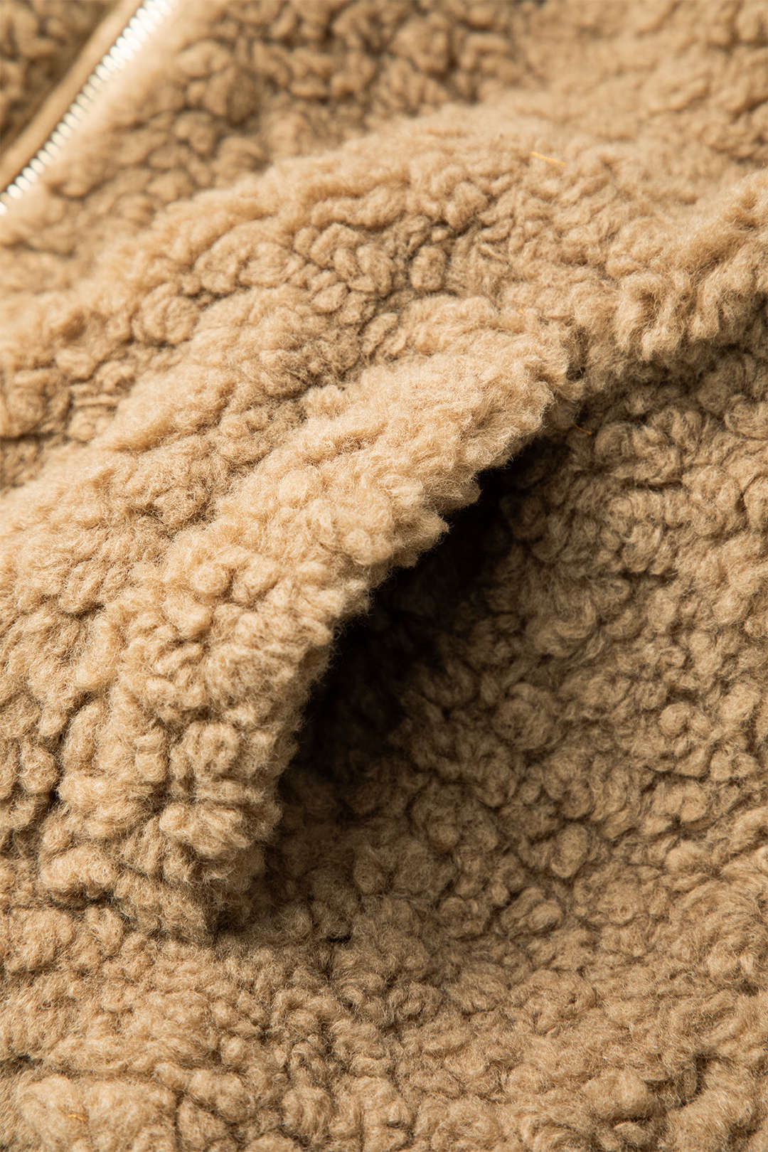 Cozy Y2K Style Round Neck Fleece Zip-Up Long Sleeve Coat for Aesthetic Outfits Cozy Y2K Style Round Neck Fleece Zip-Up Long Sleeve Coat for Aesthetic Outfits