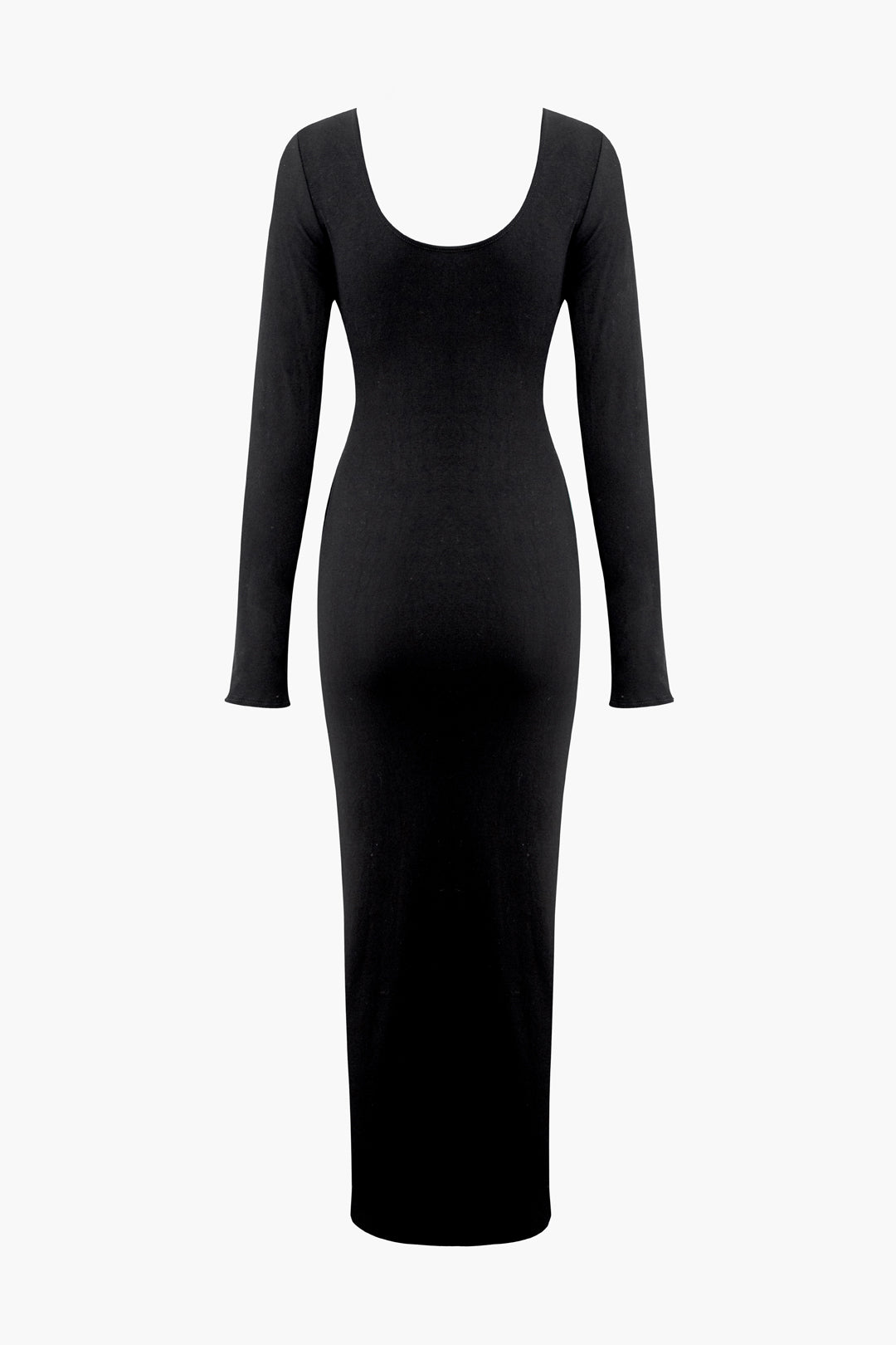 Deep V-Neck Pearl Detail Long Sleeve Maxi Dress - Elegant Y2K Aesthetic Evening Wear Deep V-Neck Pearl Detail Long Sleeve Maxi Dress - Elegant Y2K Aesthetic Evening Wear