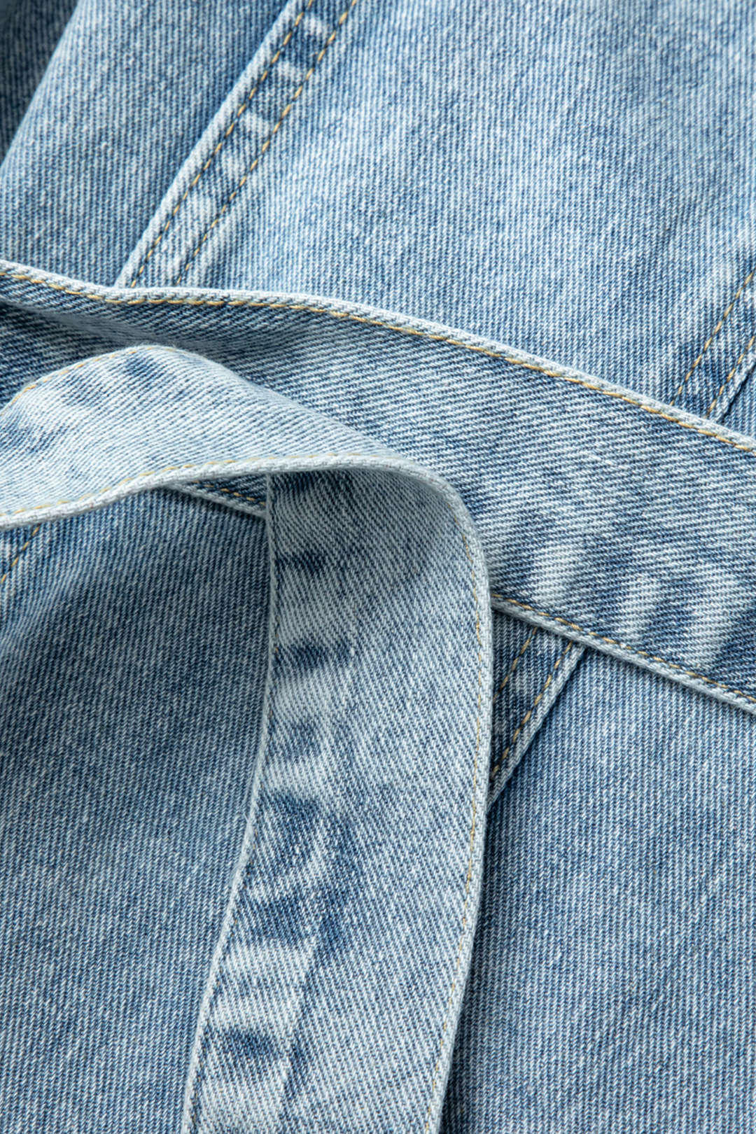 Denim Button-Up Slit Maxi Dress with Belt - Y2K Aesthetic Long Sleeve Style Denim Button-Up Slit Maxi Dress with Belt - Y2K Aesthetic Long Sleeve Style