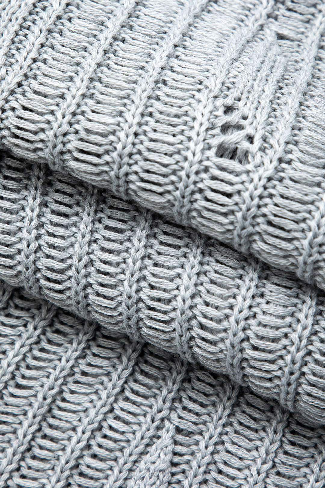 Distressed Collared Long Sleeve Knit Top for Y2K Aesthetic and Grunge Style Outfits Distressed Collared Long Sleeve Knit Top for Y2K Aesthetic and Grunge Style Outfits