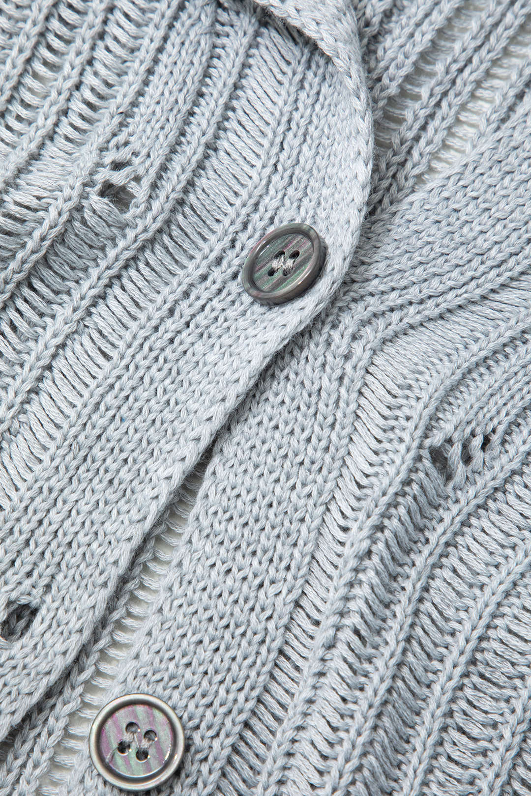 Distressed Collared Long Sleeve Knit Top for Y2K Aesthetic and Grunge Style Outfits Distressed Collared Long Sleeve Knit Top for Y2K Aesthetic and Grunge Style Outfits