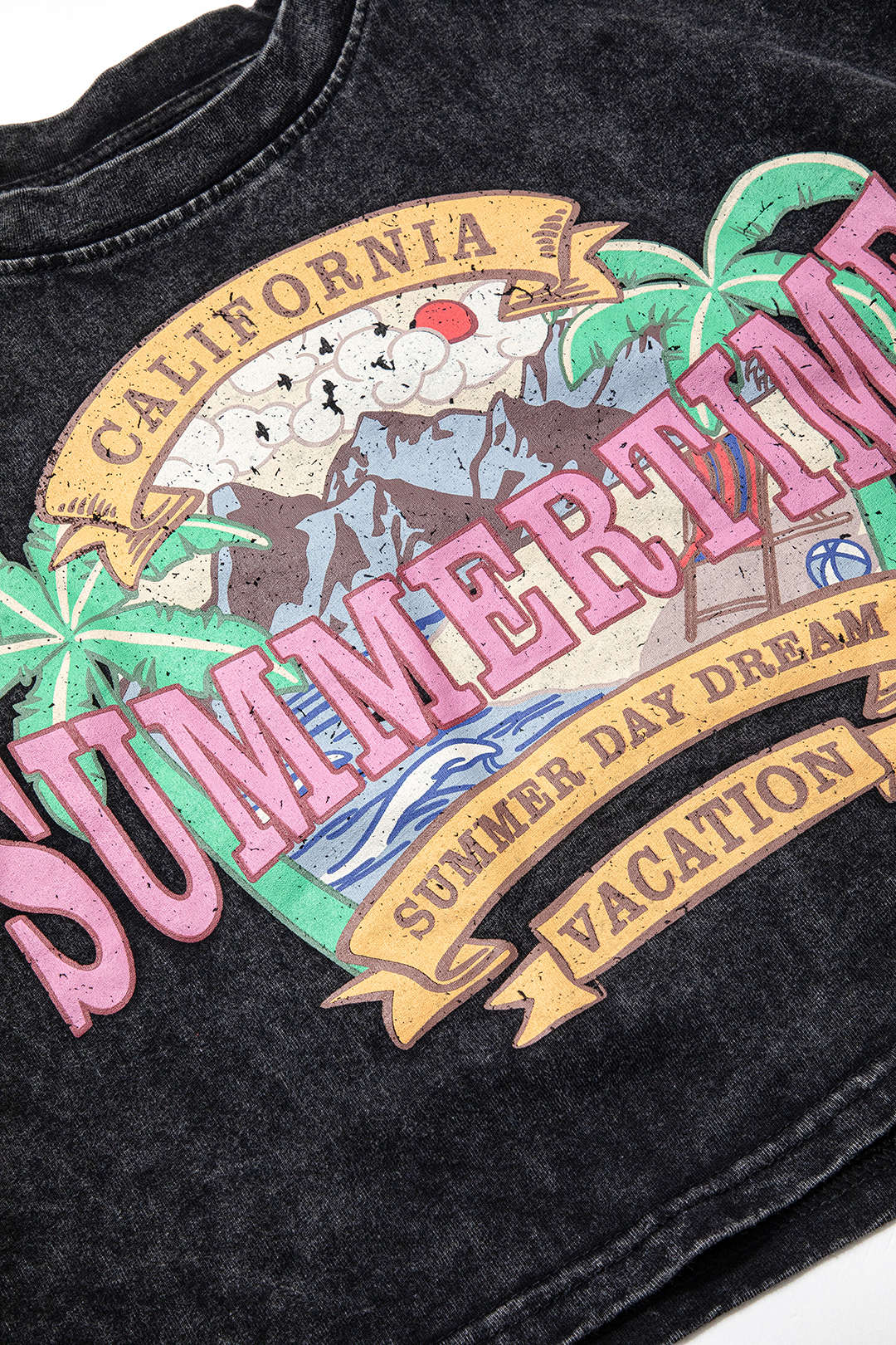 Distressed Round Neck T-Shirt in Y2K Style - Trendy Grunge Aesthetic Top for Casual Outfits Distressed Round Neck T-Shirt in Y2K Style - Trendy Grunge Aesthetic Top for Casual Outfits