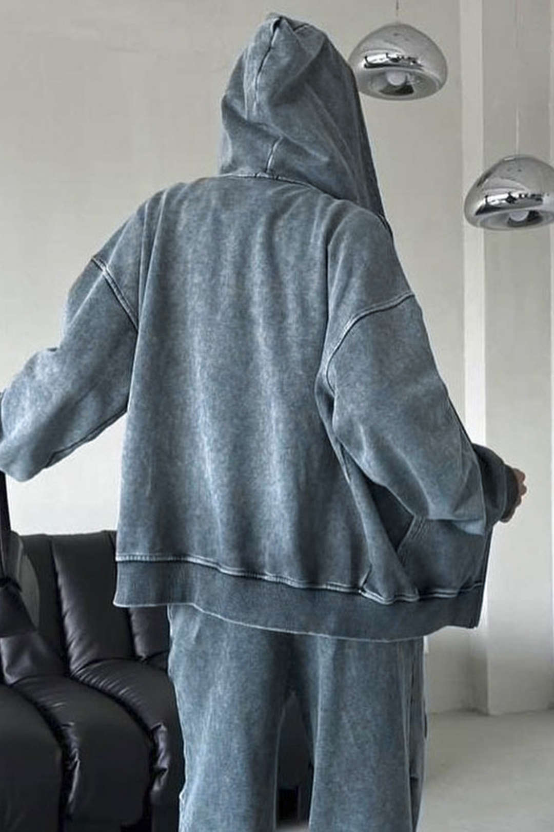 Distressed Y2K Hooded Zipper Pocket Jacket for Grunge Aesthetic Outfits Distressed Y2K Hooded Zipper Pocket Jacket for Grunge Aesthetic Outfits