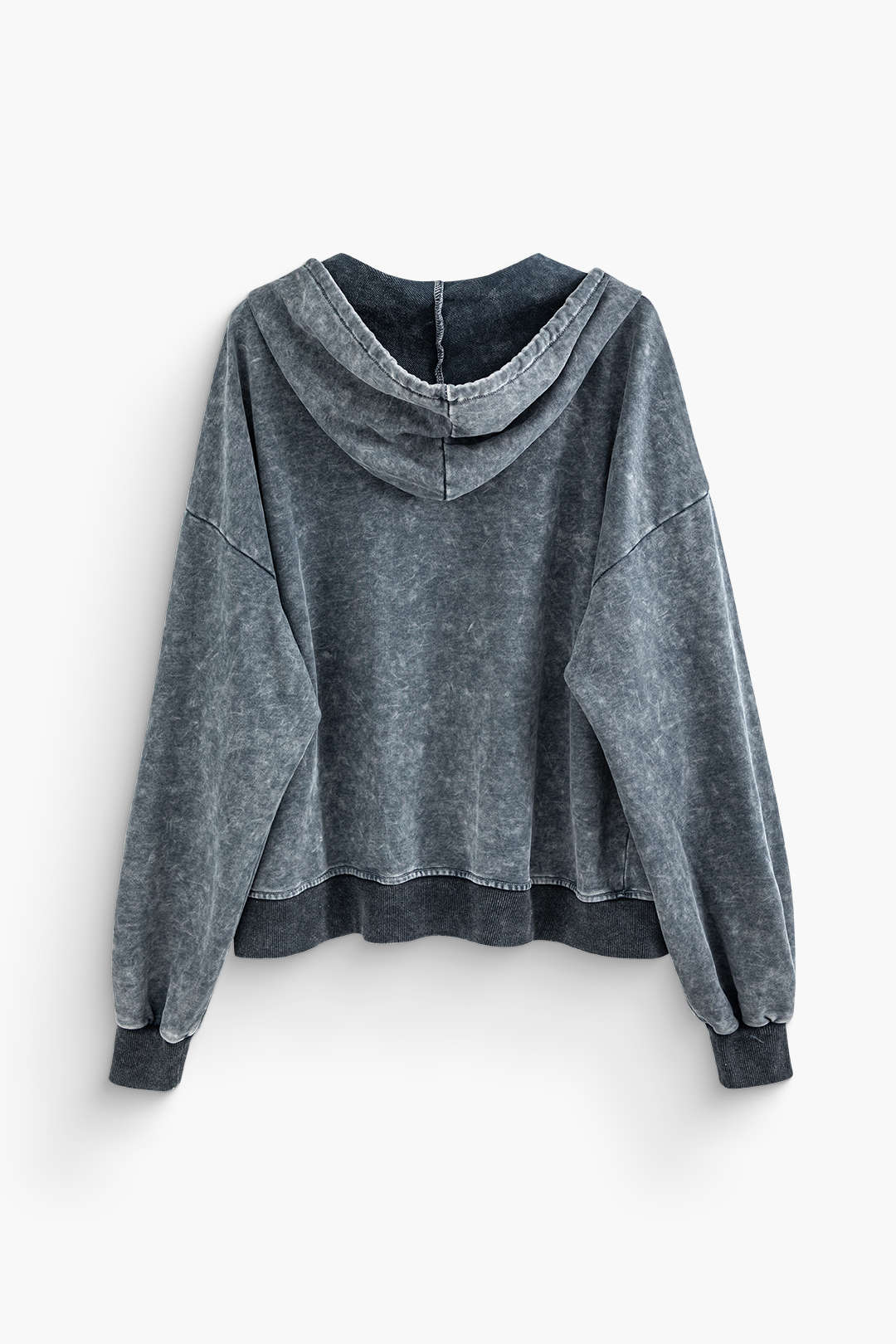 Distressed Y2K Hooded Zipper Pocket Jacket for Grunge Aesthetic Outfits Distressed Y2K Hooded Zipper Pocket Jacket for Grunge Aesthetic Outfits