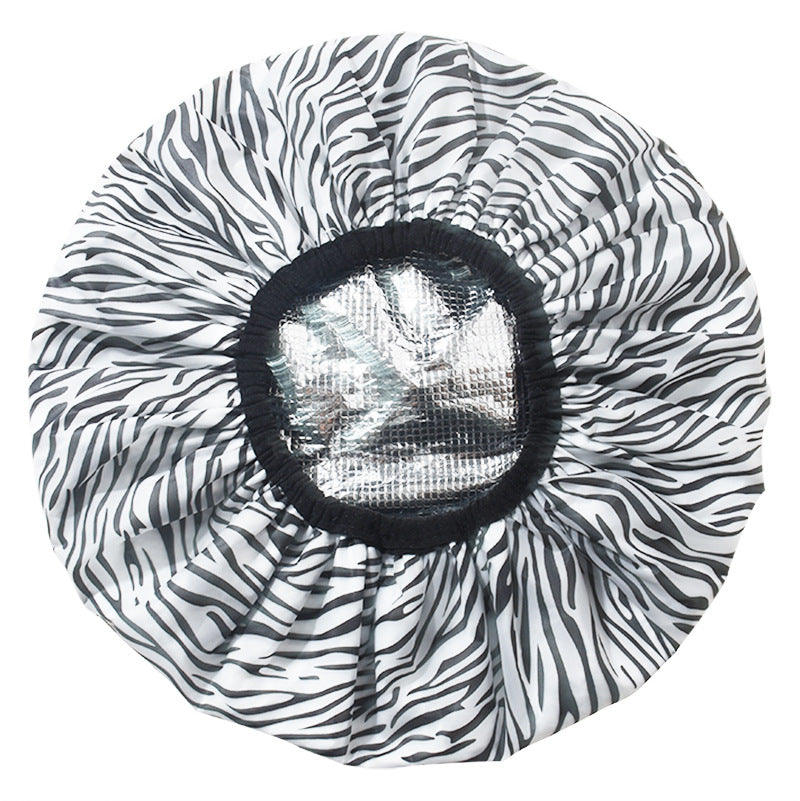 Double Layer Waterproof Shower Cap for Hair Masks - Perfect for Y2K and Coquette Aesthetic Double Layer Waterproof Shower Cap for Hair Masks - Perfect for Y2K and Coquette Aesthetic