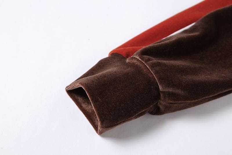 Embroidered High Neck Zip-Up Set: Y2K Fashion Meets Cozy Chic Aesthetic Outfit Embroidered High Neck Zip-Up Set: Y2K Fashion Meets Cozy Chic Aesthetic Outfit