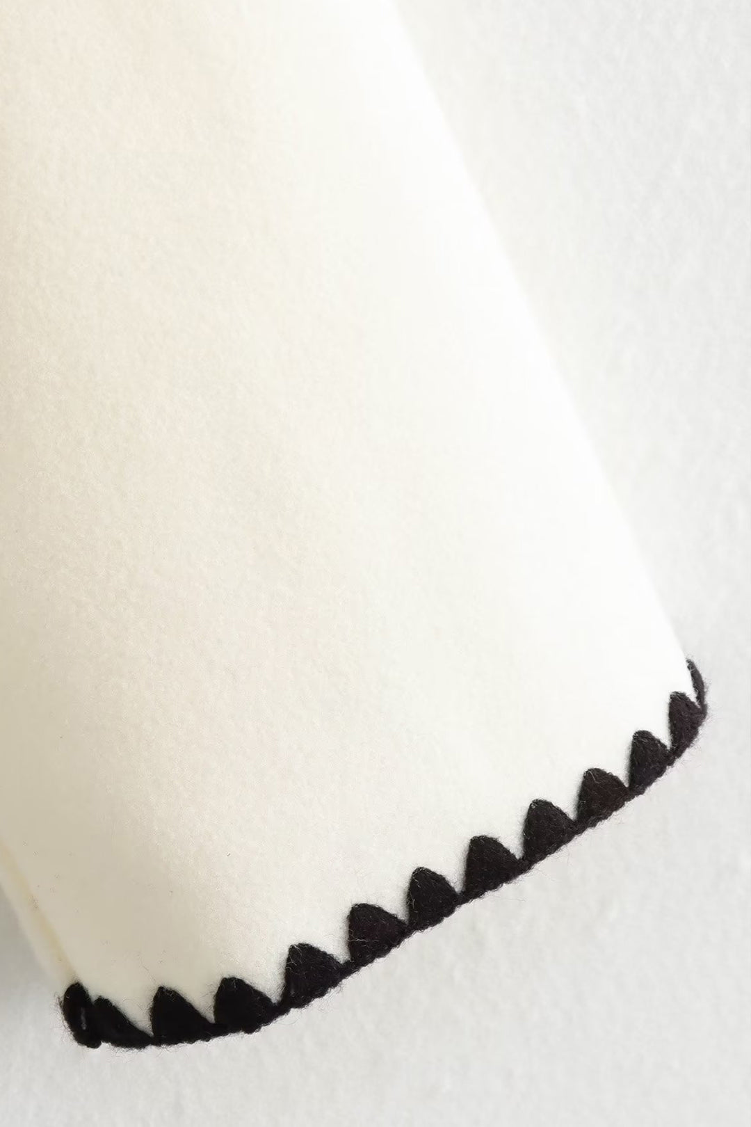 Embroidered Trim Button-Up Coat with Patch Pockets for Y2K and Coquette Aesthetic Embroidered Trim Button-Up Coat with Patch Pockets for Y2K and Coquette Aesthetic