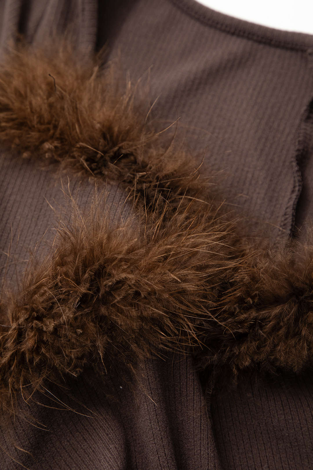 Faux Fur Trim Ruched Pleated Midi Dress - Y2K Fashion Statement for Chic Aesthetic Outfits Faux Fur Trim Ruched Pleated Midi Dress - Y2K Fashion Statement for Chic Aesthetic Outfits