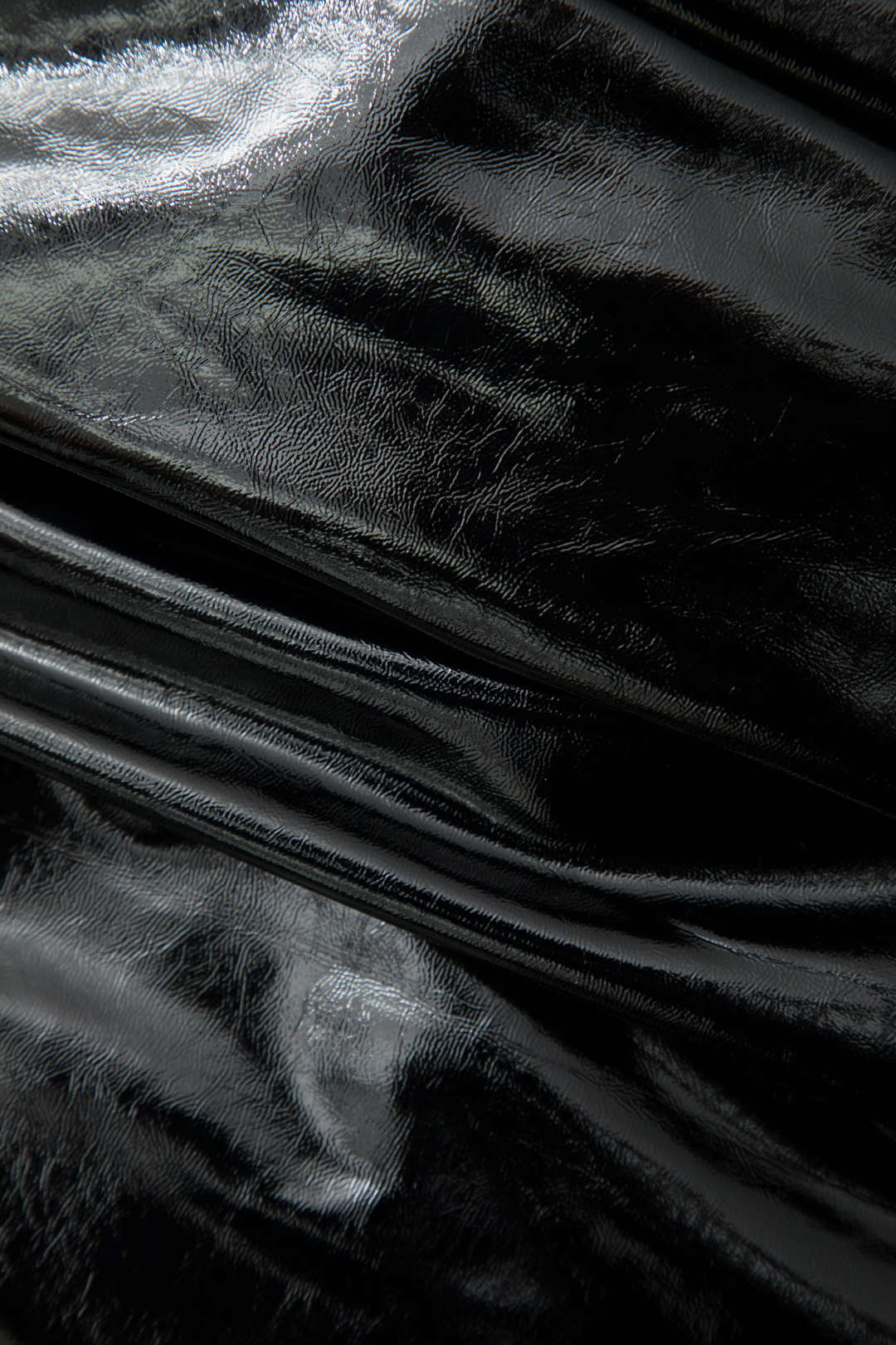 Faux Leather Button-Up Long Sleeve Shirt for Y2K Aesthetic and Grunge Style Outfits Faux Leather Button-Up Long Sleeve Shirt for Y2K Aesthetic and Grunge Style Outfits