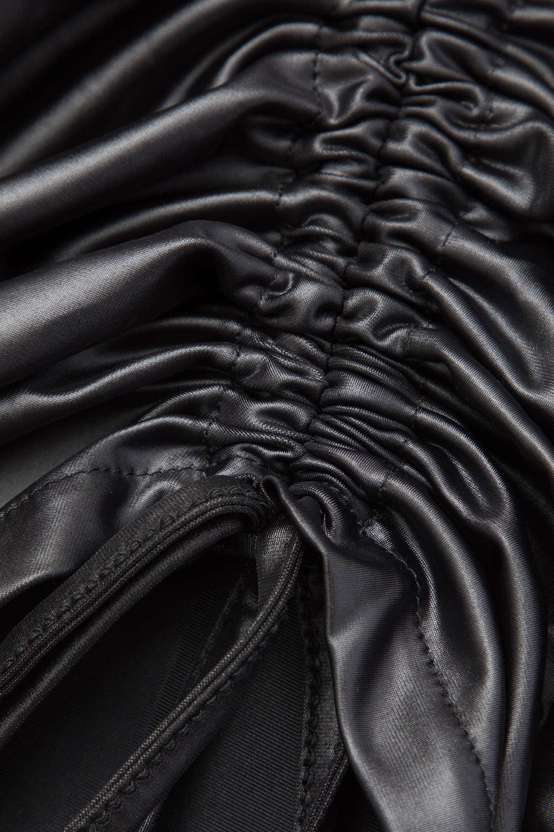 Faux Leather Drawstring Mini Dress - Y2K Aesthetic Slip Dress for Trendy Outfits Faux Leather Drawstring Mini Dress - Y2K Aesthetic Slip Dress for Trendy Outfits