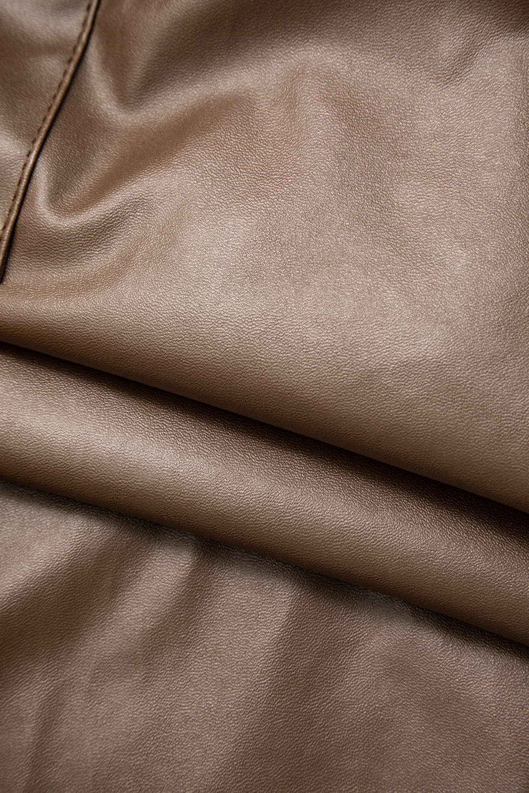 Faux Leather Tie Button-Up Flap Pocket Jacket & Elastic Pants Set for Y2K Aesthetic Style Faux Leather Tie Button-Up Flap Pocket Jacket & Elastic Pants Set for Y2K Aesthetic Style