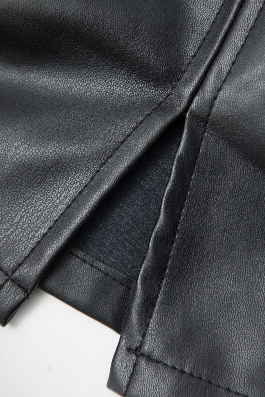 Faux Leather Tie Front Split Mini Skirt - Y2K Aesthetic Grunge Style for Trendy Outfits Faux Leather Tie Front Split Mini Skirt - Y2K Aesthetic Grunge Style for Trendy Outfits