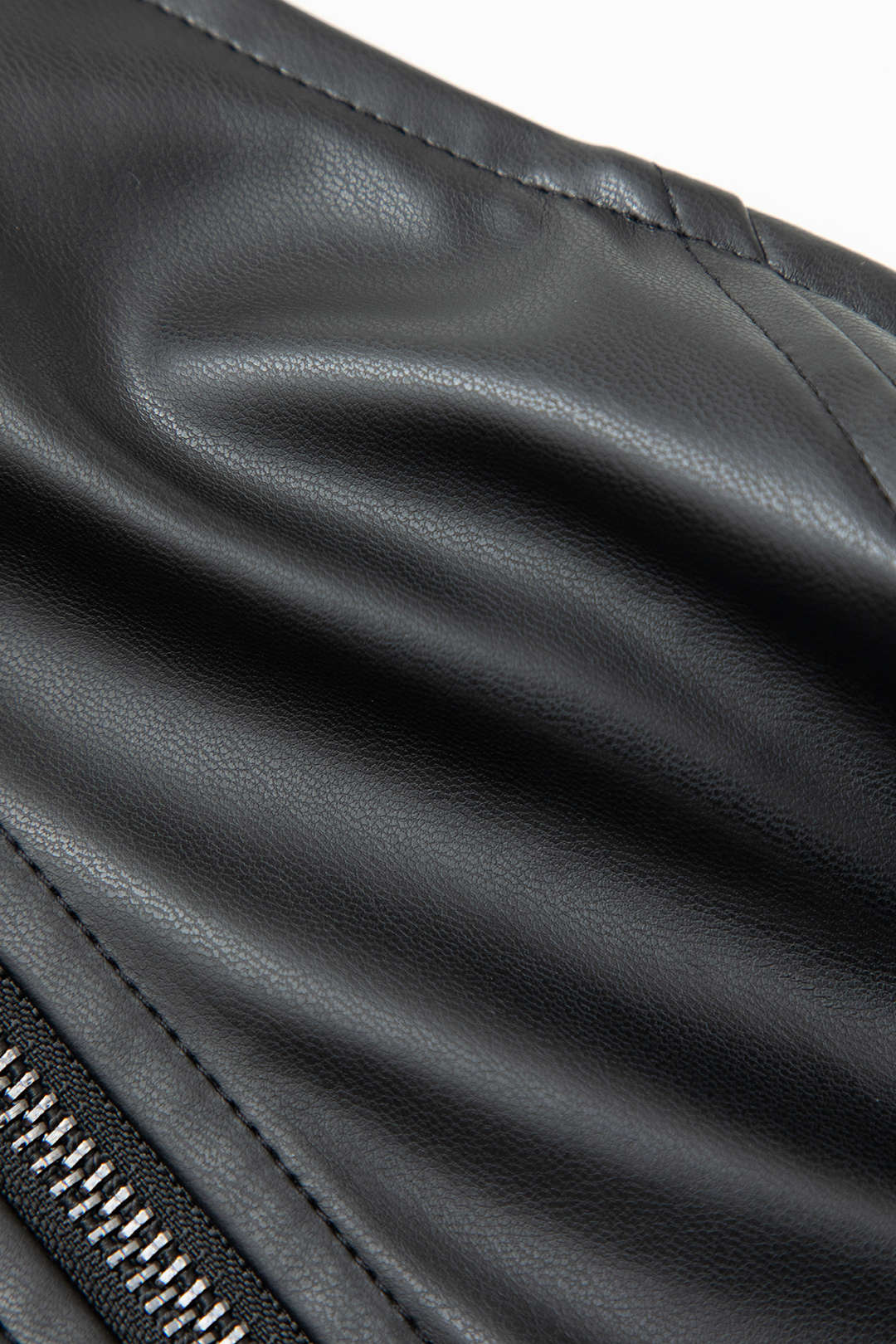 Faux Leather Y2K Zip Up Halter Top for Edgy Grunge Aesthetic Outfits Faux Leather Y2K Zip Up Halter Top for Edgy Grunge Aesthetic Outfits