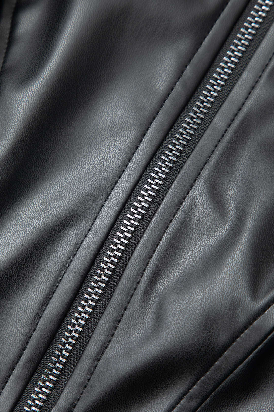 Faux Leather Y2K Zip Up Halter Top for Edgy Grunge Aesthetic Outfits Faux Leather Y2K Zip Up Halter Top for Edgy Grunge Aesthetic Outfits