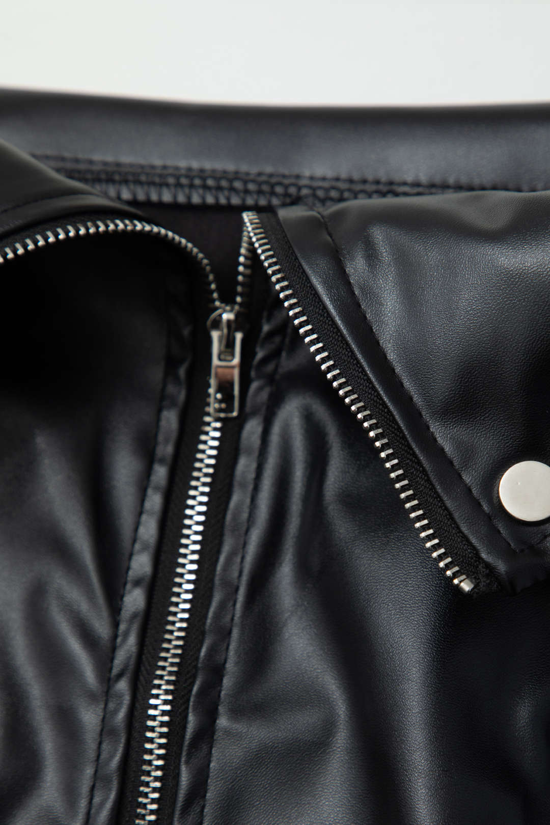 Faux Leather Zipper Mini Skirt - Y2K Grunge Style with Foldover Waist for Trendy Outfits Faux Leather Zipper Mini Skirt - Y2K Grunge Style with Foldover Waist for Trendy Outfits