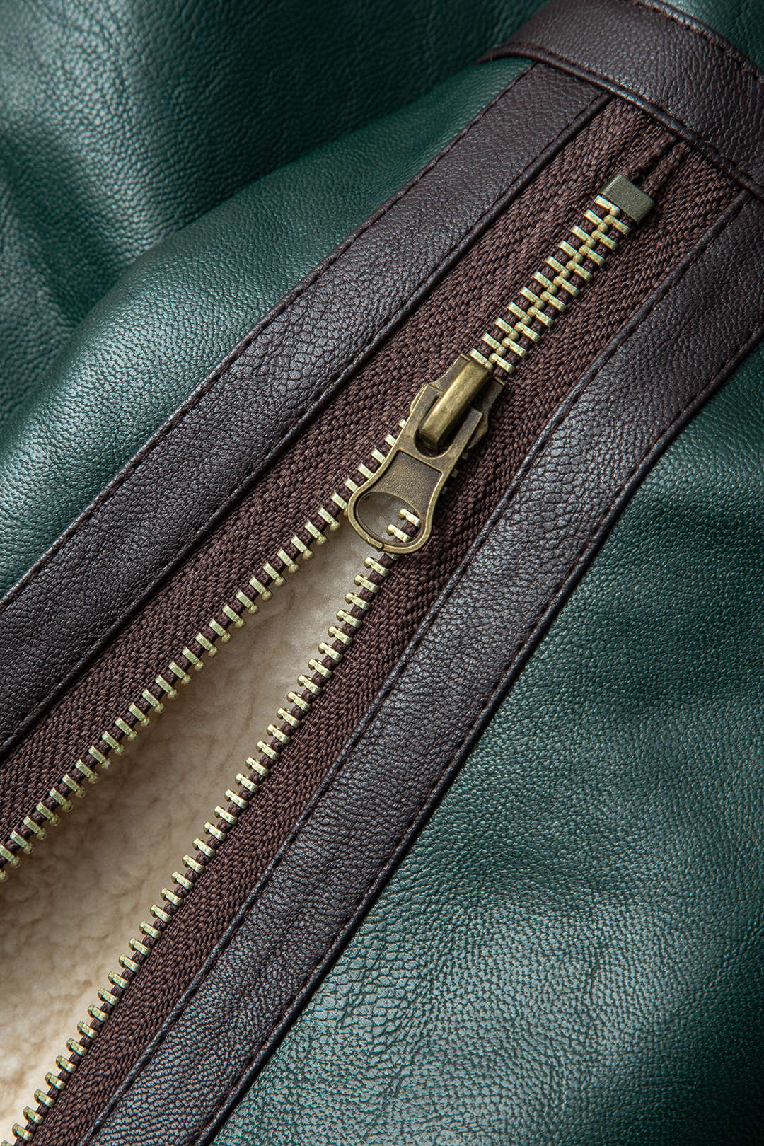 Fleece Faux Leather Zipper Crop Jacket for Y2K Aesthetic and Grunge Style Outfits Fleece Faux Leather Zipper Crop Jacket for Y2K Aesthetic and Grunge Style Outfits