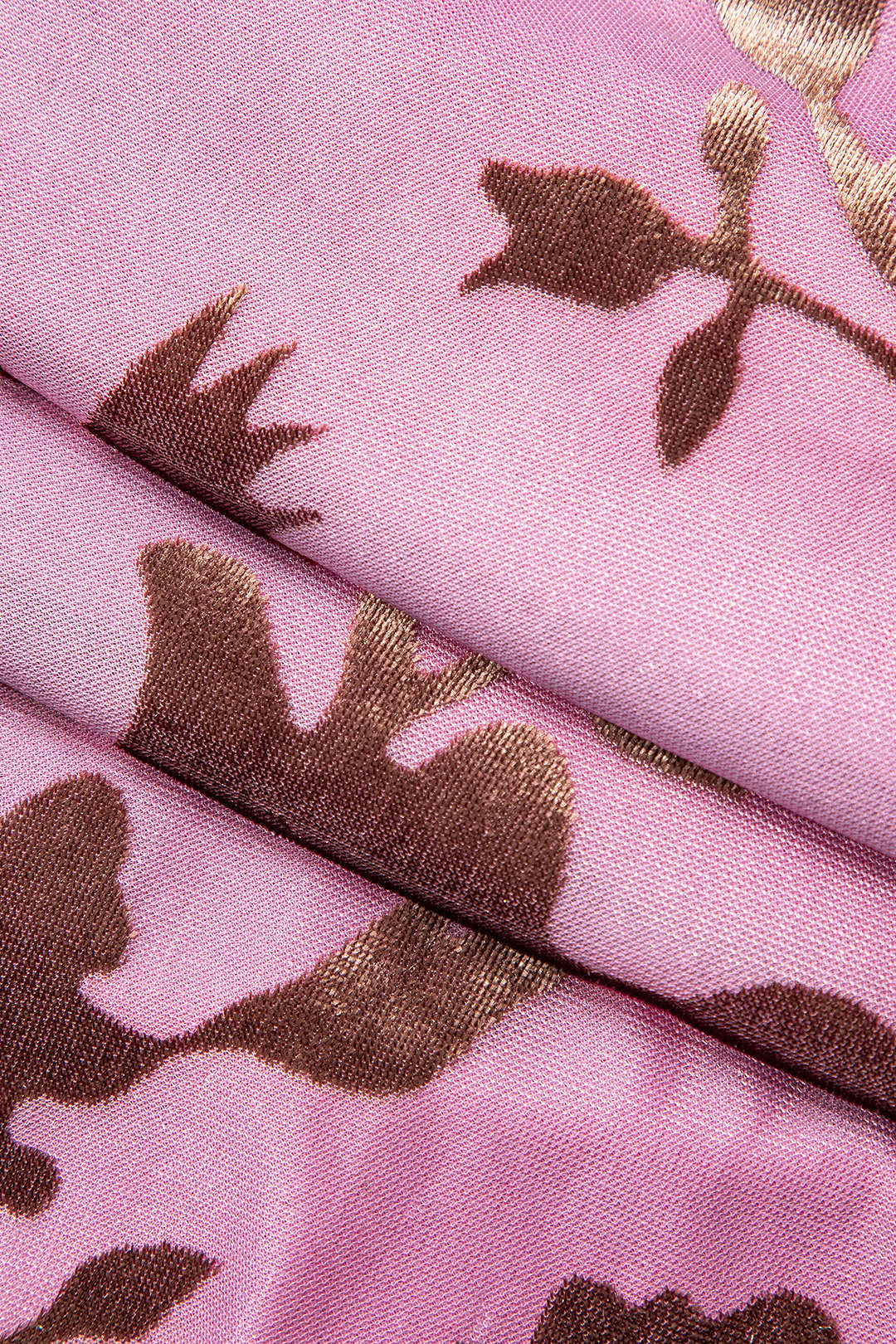 Flocked Leaves Print Long Sleeve Backless Mini Dress - Y2K Aesthetic Cute Dress Flocked Leaves Print Long Sleeve Backless Mini Dress - Y2K Aesthetic Cute Dress