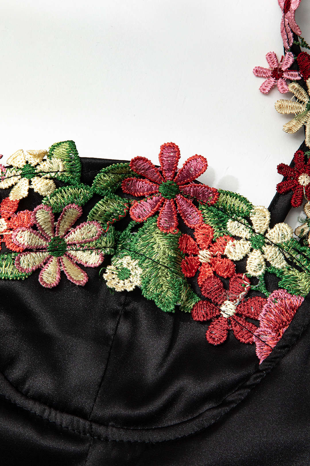 Floral Embroidery Zipper Cami Top - Y2K Aesthetic Cute Crop Top for Stylish Outfits Floral Embroidery Zipper Cami Top - Y2K Aesthetic Cute Crop Top for Stylish Outfits