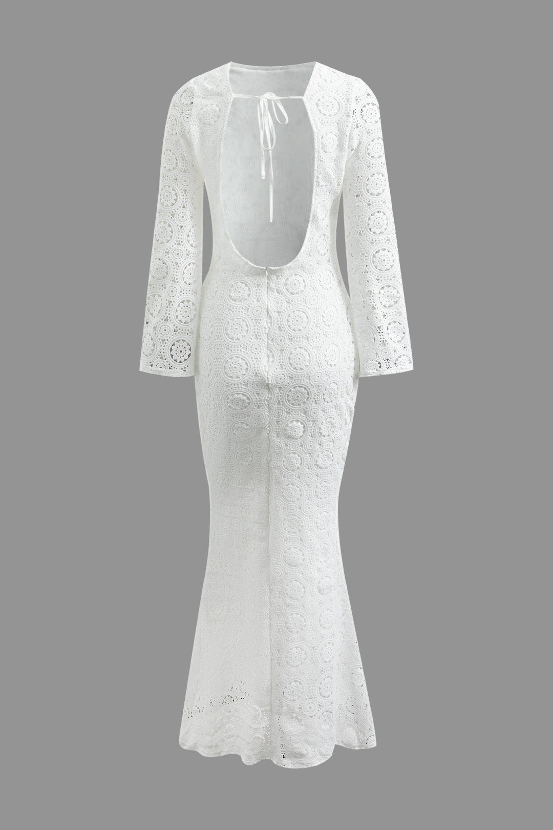 Floral Jacquard Backless Tie-Back Knit Maxi Dress for Y2K Aesthetic and Coquette Style Floral Jacquard Backless Tie-Back Knit Maxi Dress for Y2K Aesthetic and Coquette Style