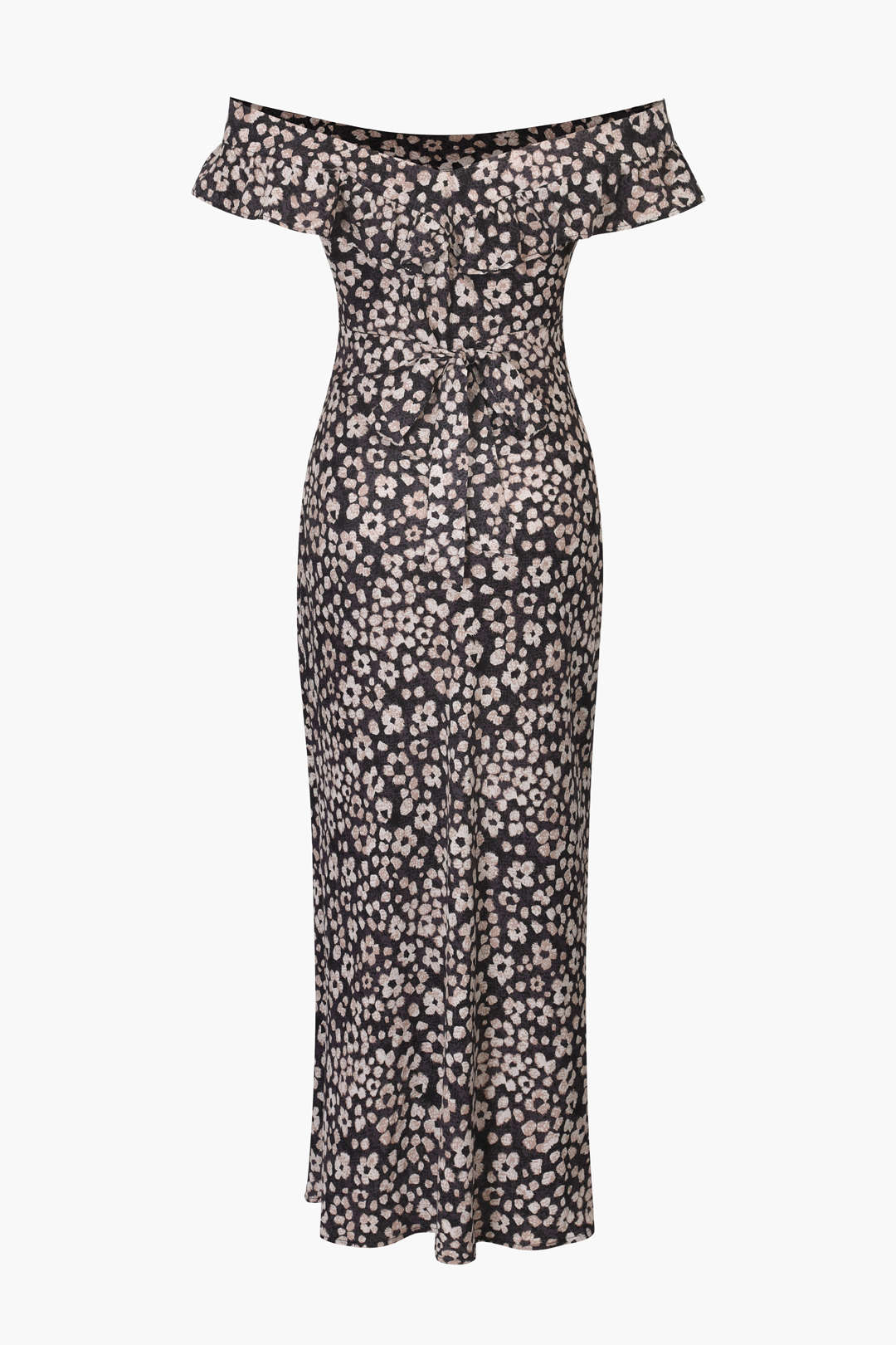 Floral Print Tie Back Midi Dress - Y2K Aesthetic Dress for Coquette and Grunge Styles Floral Print Tie Back Midi Dress - Y2K Aesthetic Dress for Coquette and Grunge Styles