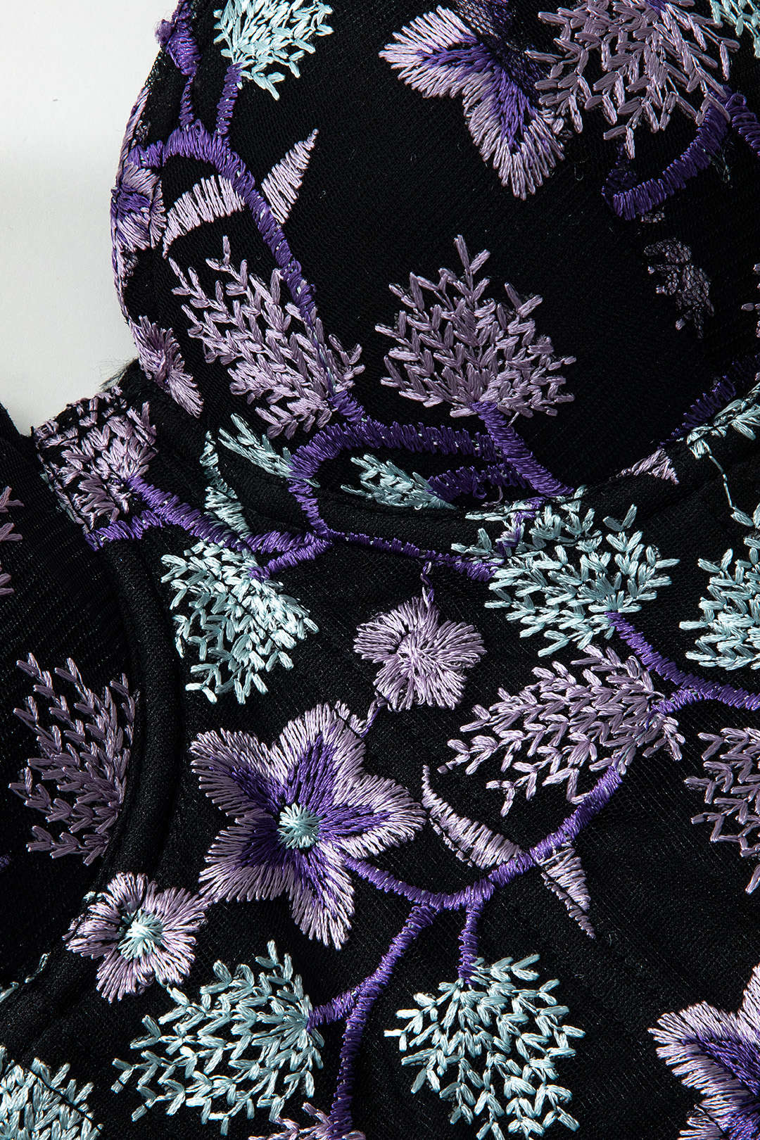 Flower Embroidery Tie Back Bustier Tube Top - Y2K Aesthetic Cute Crop Top for Stylish Outfits Flower Embroidery Tie Back Bustier Tube Top - Y2K Aesthetic Cute Crop Top for Stylish Outfits