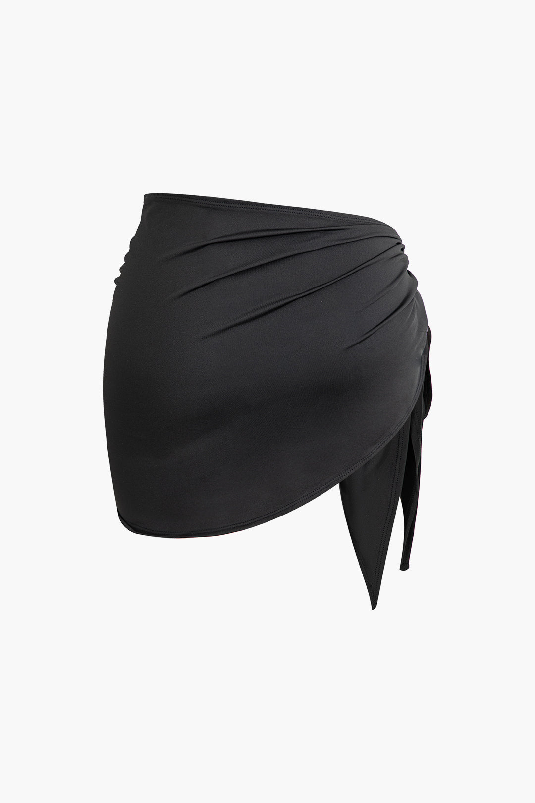 Halter Backless V-Neck Bodysuit with Knot Ruched Skirt Set for Y2K Aesthetic Outfits Halter Backless V-Neck Bodysuit with Knot Ruched Skirt Set for Y2K Aesthetic Outfits