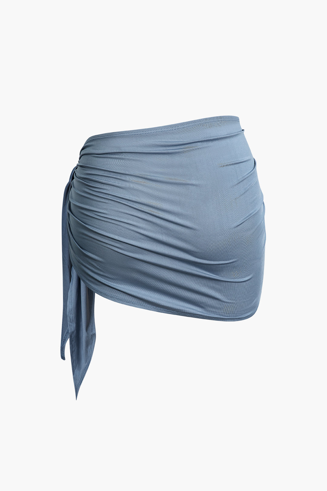 Halter Backless V-Neck Bodysuit with Knot Ruched Skirt Set for Y2K Aesthetic Outfits Halter Backless V-Neck Bodysuit with Knot Ruched Skirt Set for Y2K Aesthetic Outfits