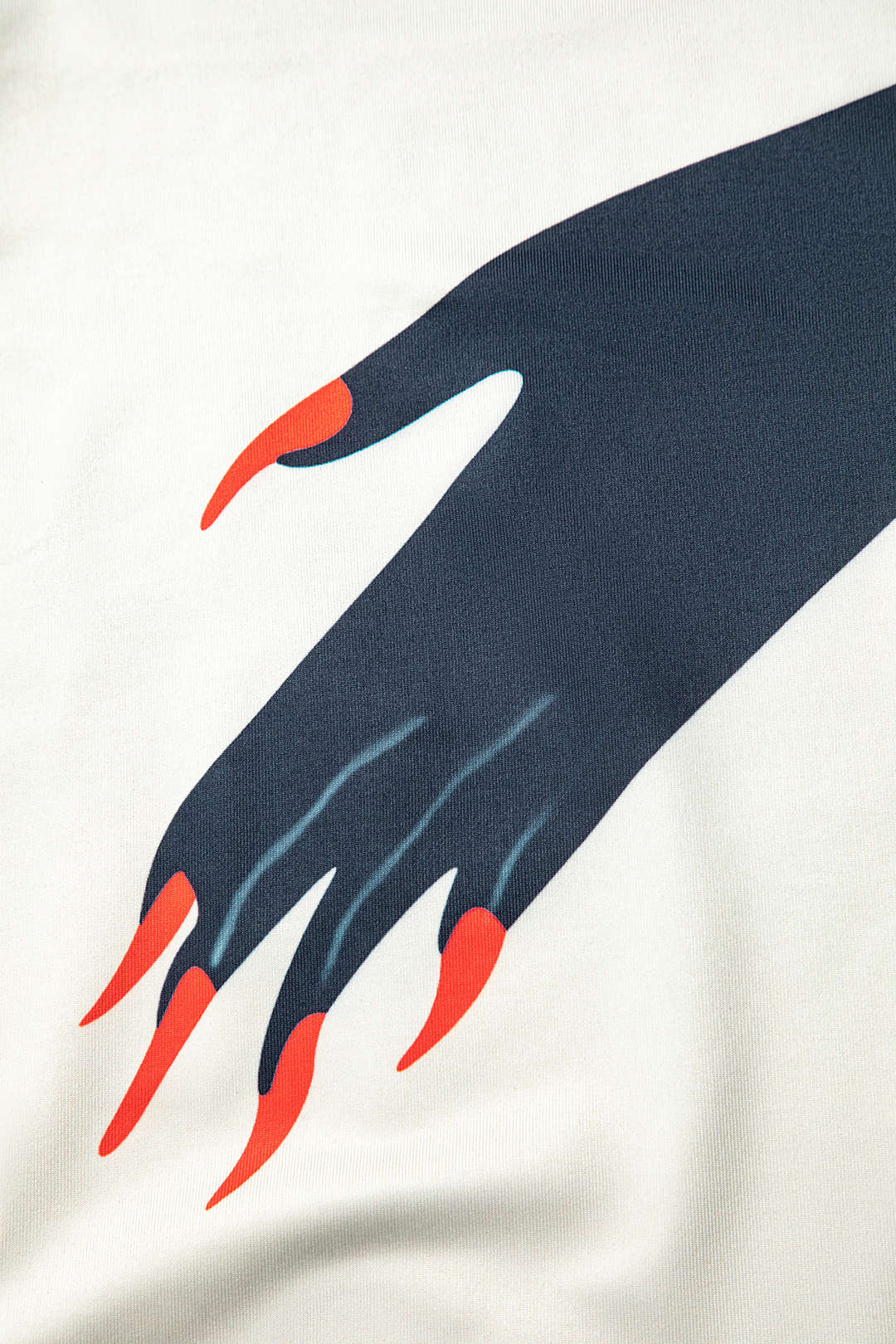 Hands Print Contrast Round Neck Sleeveless Maxi Dress - Y2K Aesthetic Fashion Statement Hands Print Contrast Round Neck Sleeveless Maxi Dress - Y2K Aesthetic Fashion Statement