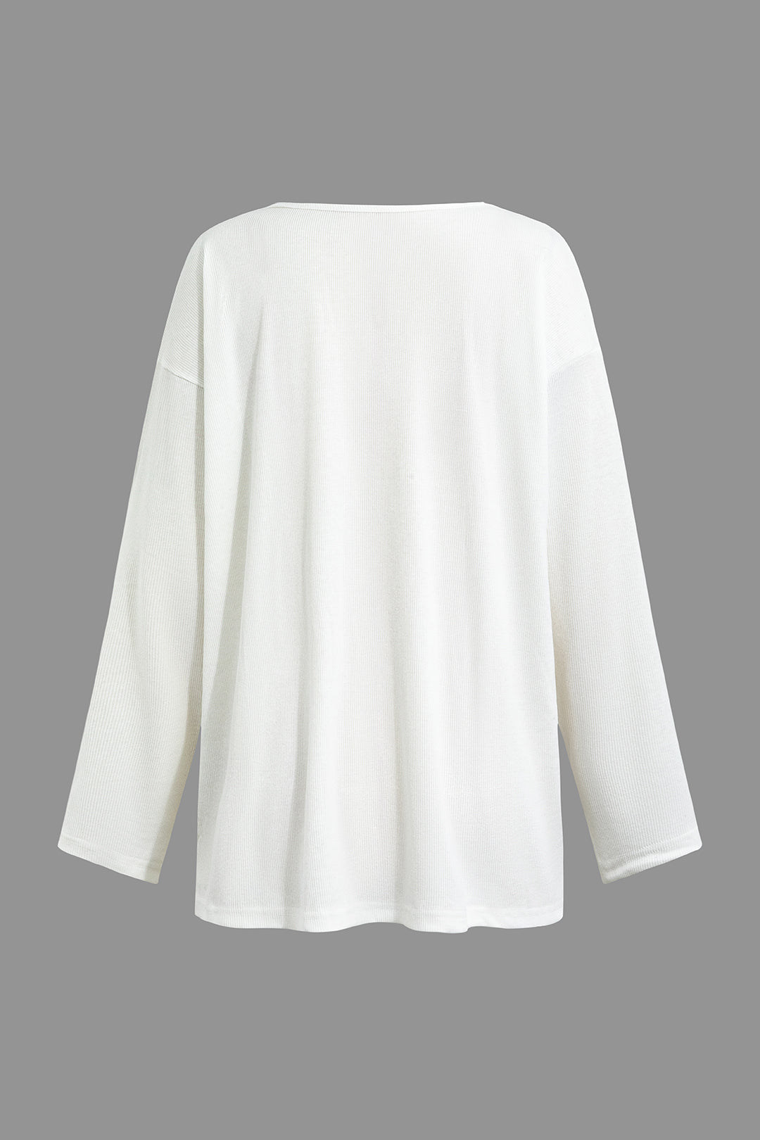 Heart Pattern Y2K Aesthetic Round Neck Pullover Long Sleeve Top for Cute Outfits