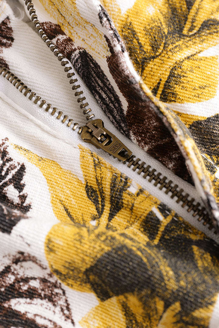 High Waist Leaf Print Straight Leg Pants for Y2K Aesthetic and Coquette Style Outfits High Waist Leaf Print Straight Leg Pants for Y2K Aesthetic and Coquette Style Outfits