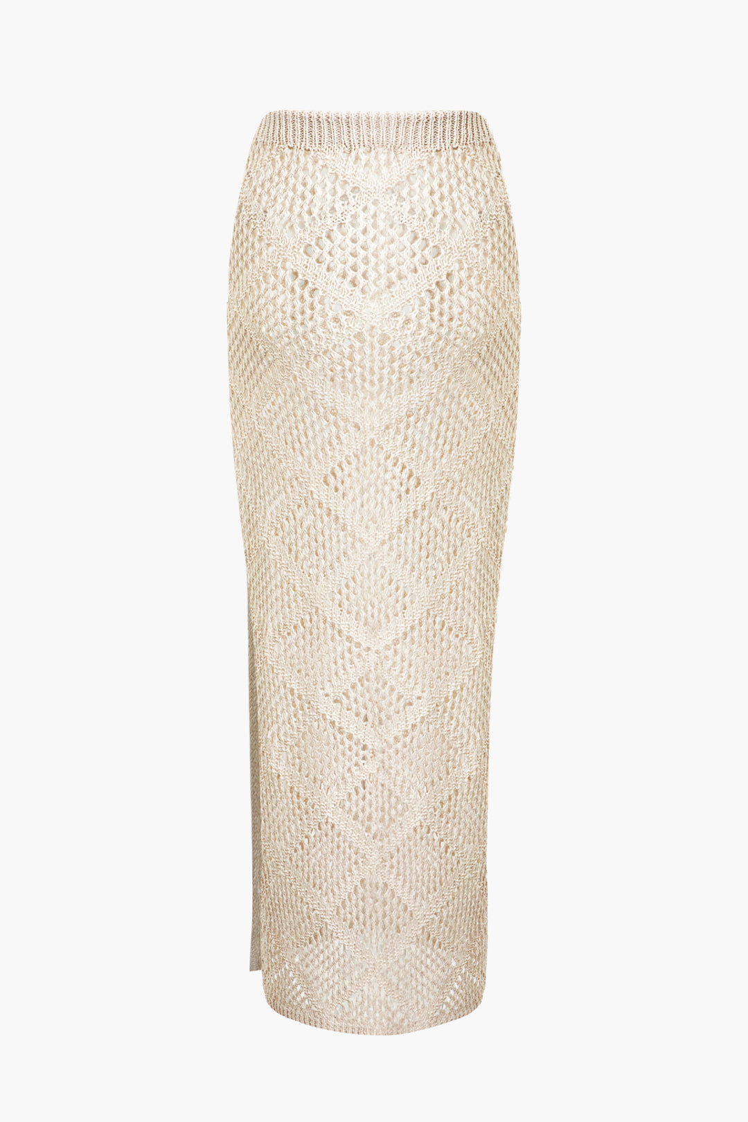 Hollow Out Crop Tank Top & Maxi Skirt Set - Y2K Aesthetic Coquette Style Outfit Hollow Out Crop Tank Top & Maxi Skirt Set - Y2K Aesthetic Coquette Style Outfit