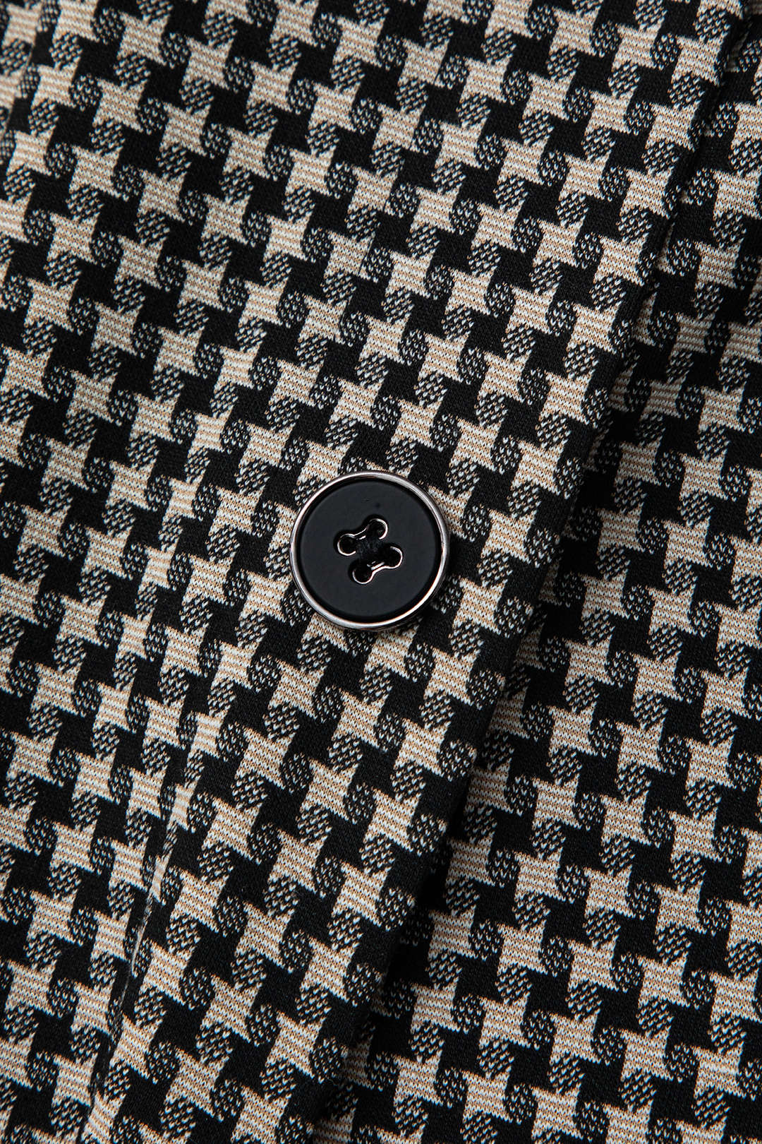 Houndstooth Button Front Mermaid Midi Skirt - Y2K Aesthetic Fashion Statement Piece Houndstooth Button Front Mermaid Midi Skirt - Y2K Aesthetic Fashion Statement Piece