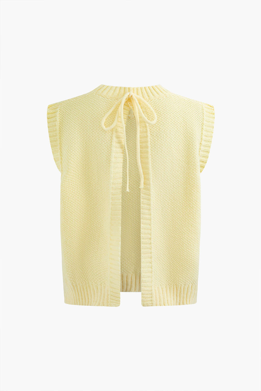 Knot Backless Vest - Y2K Fashion Essential for Coquette Aesthetic and Grunge Style Outfits Knot Backless Vest - Y2K Fashion Essential for Coquette Aesthetic and Grunge Style Outfits