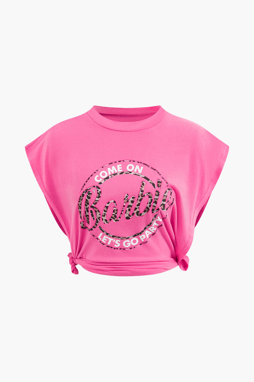 Knot Detail Sleeveless Side Cut Out T-Shirt in Y2K Fashion for Trendy Aesthetic Outfits Knot Detail Sleeveless Side Cut Out T-Shirt in Y2K Fashion for Trendy Aesthetic Outfits