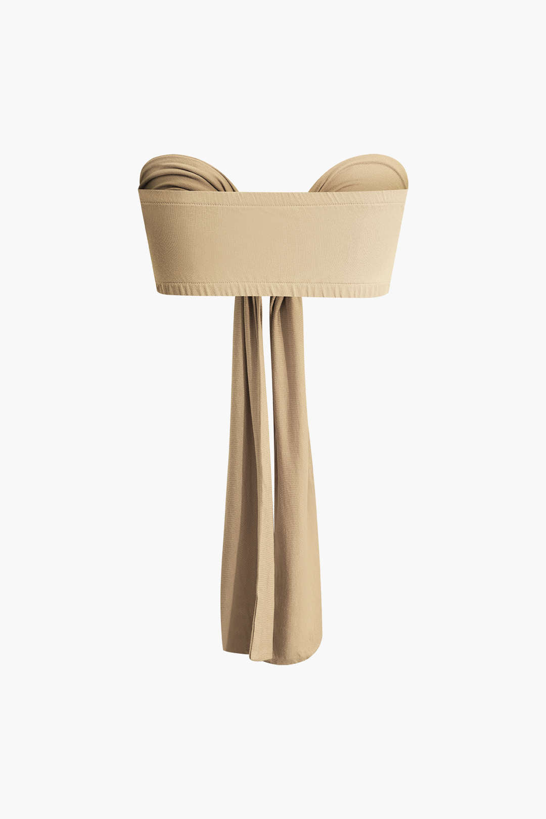 Knot Front Ruched Tube Top with Pleated Wide Leg Pants - Y2K Aesthetic Outfit Set Knot Front Ruched Tube Top with Pleated Wide Leg Pants - Y2K Aesthetic Outfit Set