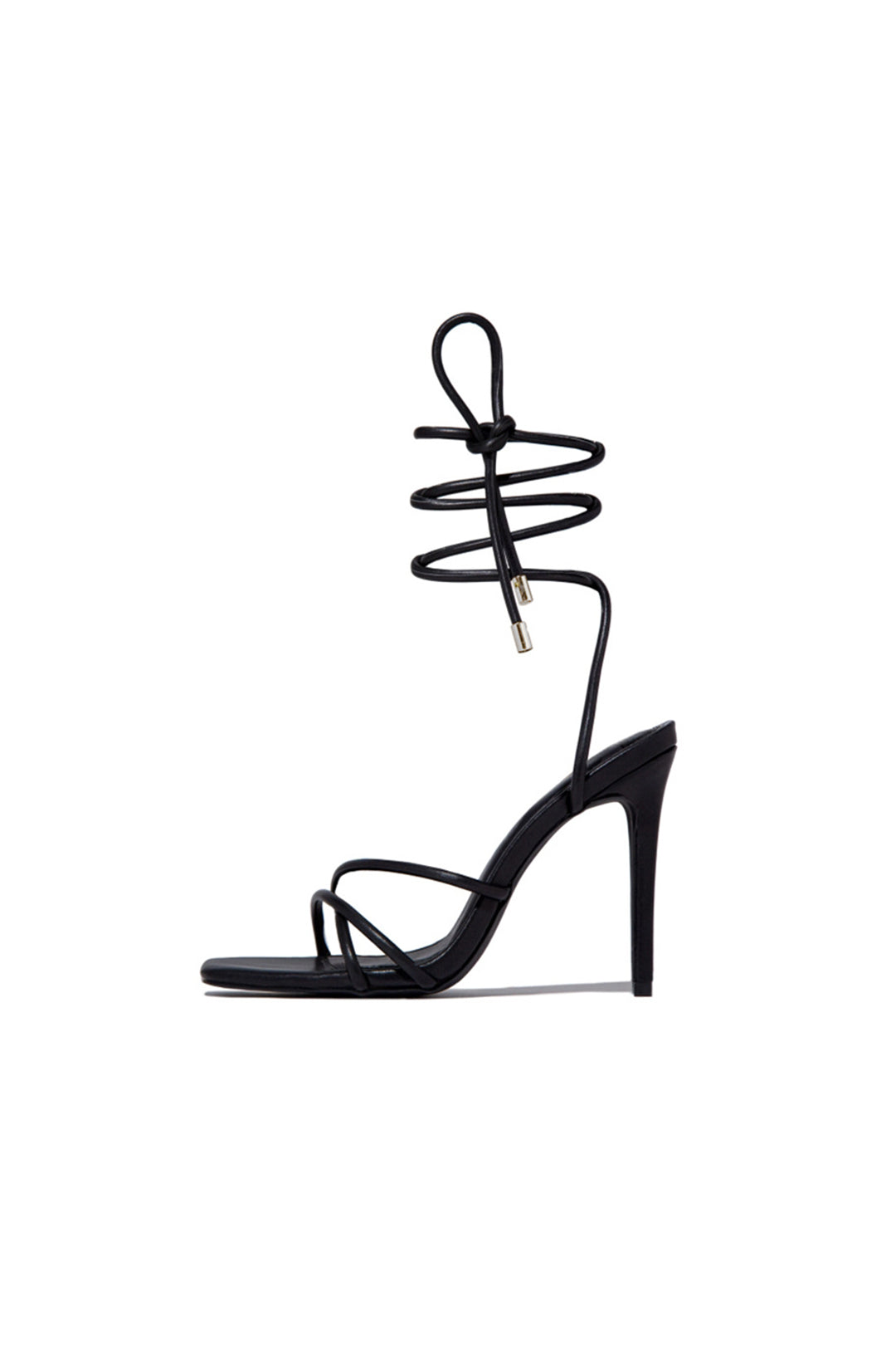 Knot Lace-Up Square Toe High Heels for Y2K Fashion and Coquette Aesthetic Outfits Knot Lace-Up Square Toe High Heels for Y2K Fashion and Coquette Aesthetic Outfits