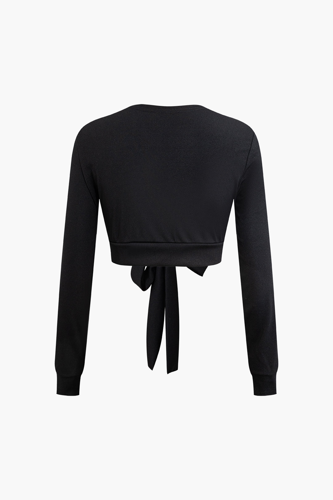 Knotted V-Neck Long Sleeve Top with Stripe Tassel Maxi Skirt Set for Y2K Aesthetic Outfits Knotted V-Neck Long Sleeve Top with Stripe Tassel Maxi Skirt Set for Y2K Aesthetic Outfits