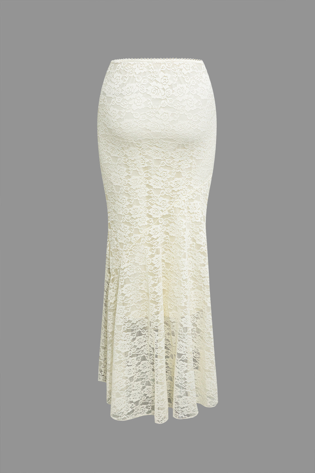 Lace Asymmetrical Hem Mermaid Skirt - Y2K Aesthetic Grunge Style for Trendy Outfits Lace Asymmetrical Hem Mermaid Skirt - Y2K Aesthetic Grunge Style for Trendy Outfits