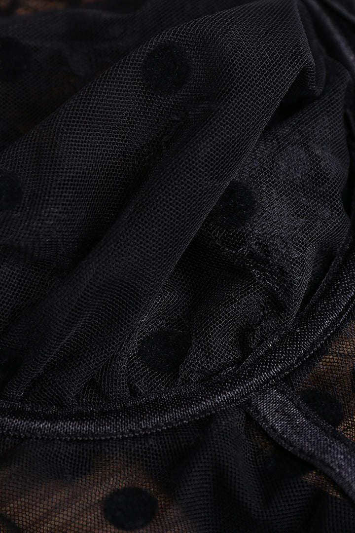 Lace Detail Mesh Corset Top - Y2K Aesthetic Cute Crop Top for Coquette and Grunge Styles Lace Detail Mesh Corset Top - Y2K Aesthetic Cute Crop Top for Coquette and Grunge Styles