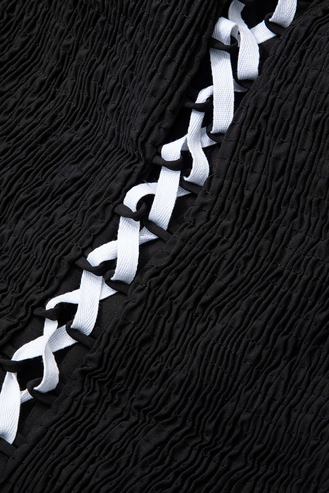 Lace-Up Smocked Strapless Maxi Dress for Y2K Fashion Lovers - Perfect for Coquette Aesthetic Lace-Up Smocked Strapless Maxi Dress for Y2K Fashion Lovers - Perfect for Coquette Aesthetic