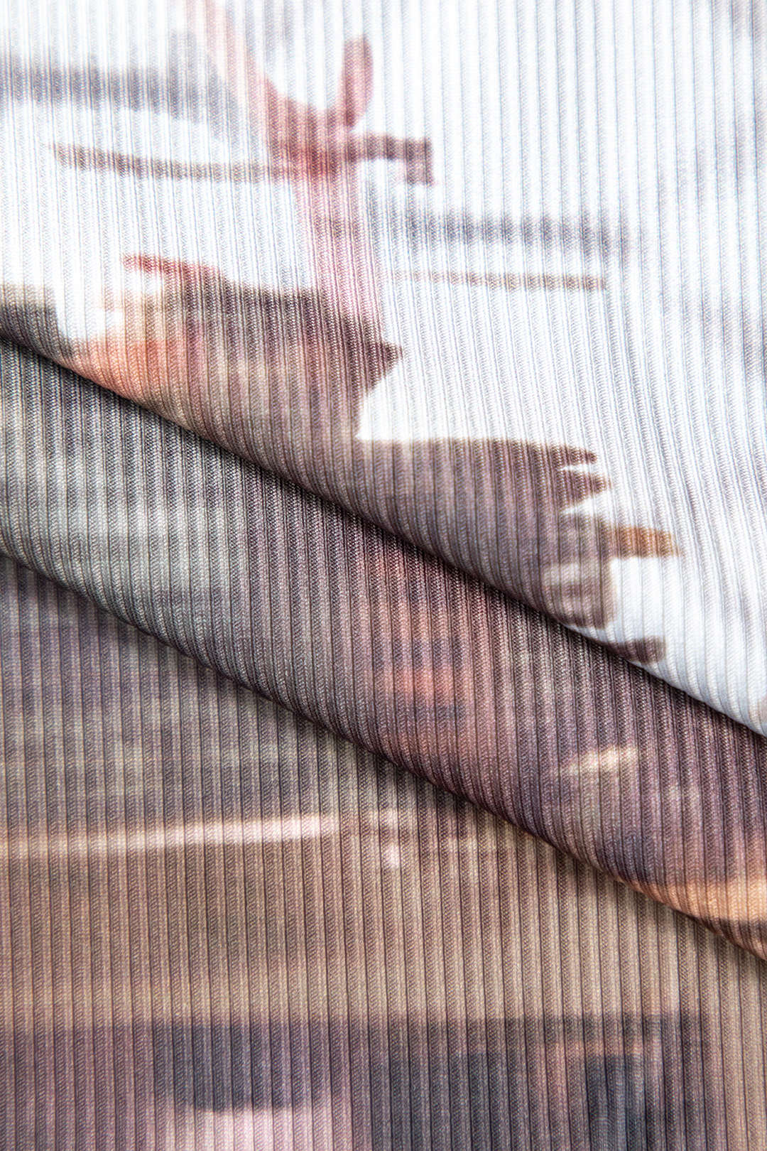 Landscape Print Rib Knit Tank Top & Mini Skirt Set - Y2K Aesthetic Outfit Landscape Print Rib Knit Tank Top & Mini Skirt Set - Y2K Aesthetic Outfit