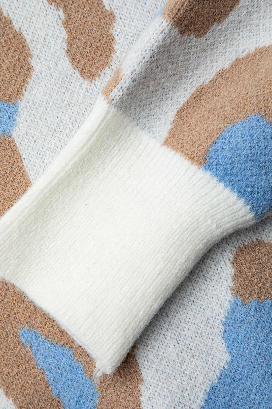 Leopard Print Mock Neck Ribbed Sweater - Y2K Aesthetic Cozy Top for Chic Outfits Leopard Print Mock Neck Ribbed Sweater - Y2K Aesthetic Cozy Top for Chic Outfits