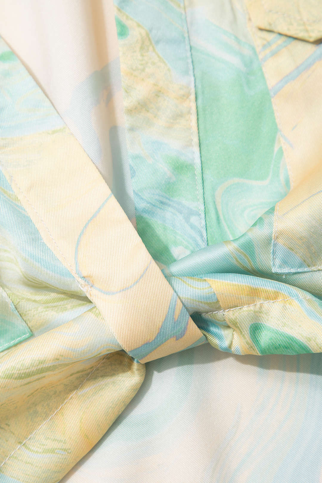 Marble Print Twist Hem Crop Top - Y2K Aesthetic Cute Top for Trendy Outfits Marble Print Twist Hem Crop Top - Y2K Aesthetic Cute Top for Trendy Outfits